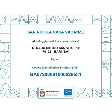 San Nicola Casa Vacanze バーリ エクステリア 写真
